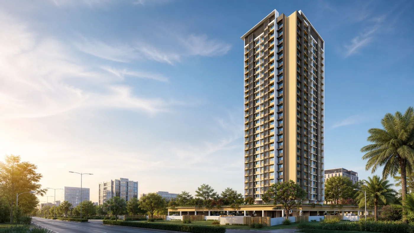 PNK Imperial Heights Rose Tower Mira Road East artist impression